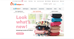 Desktop Screenshot of lilhelperdiapers.com